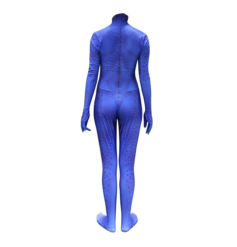 FOGIMOYA фильм женщины X-MEN Ворон даркхолме Мистик Косплей Костюм Zentai боди костюм комбинезоны
