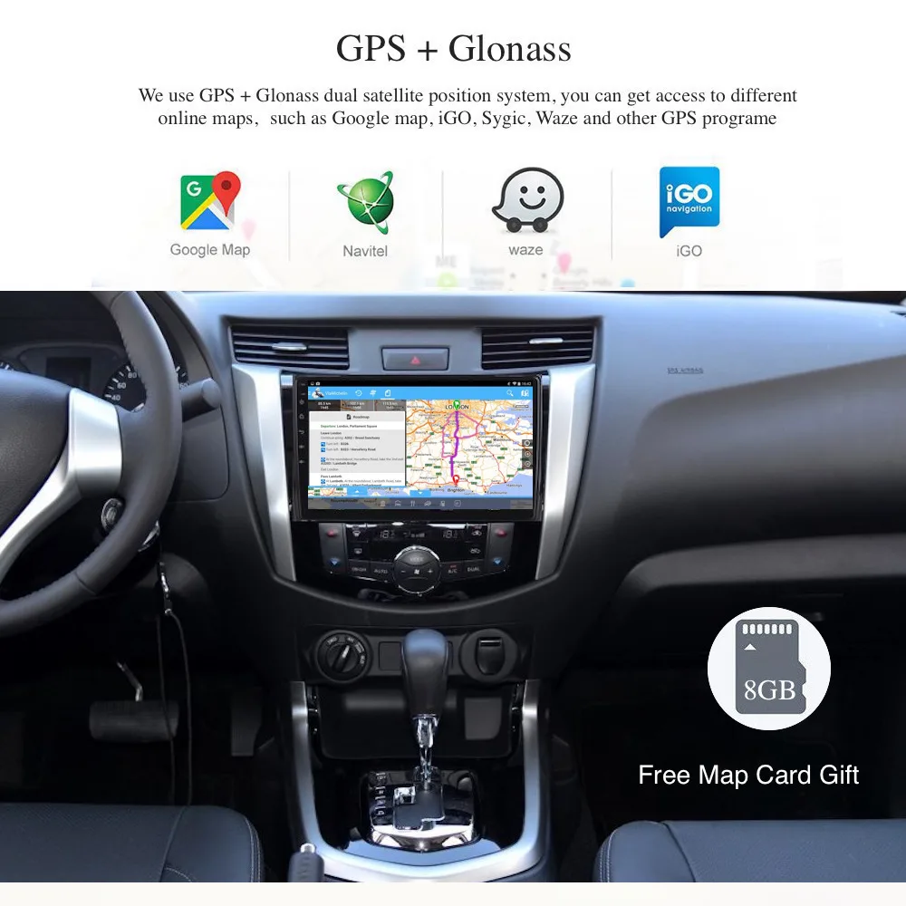 10 2 &quot1 Din автомобильное радио GPS Android для Nissan Navara стерео 2015 2016 2017 поддержка
