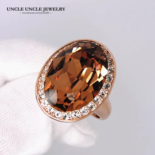 Ультра-дизайн большого бренда розовое золото цвет яйца с австрийскими