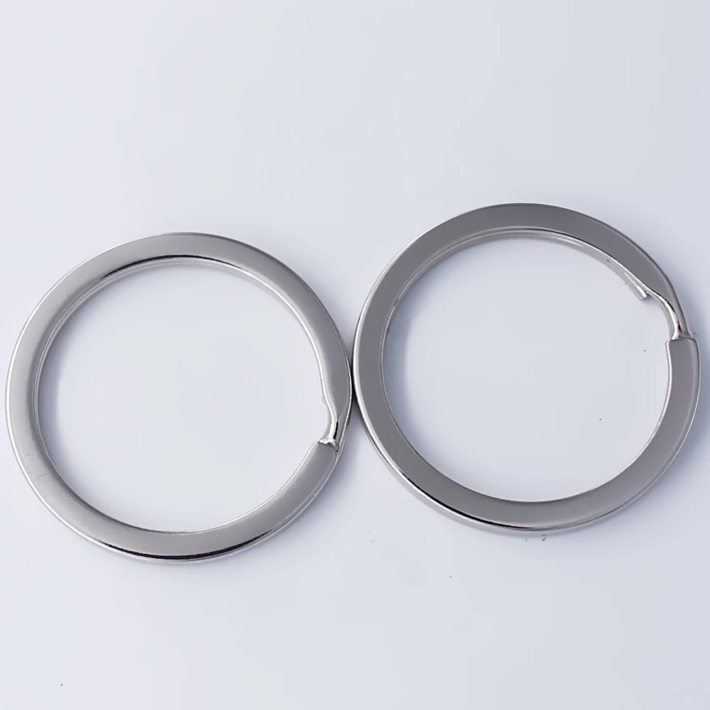 Круглый металлический брелок для ключей диаметром 30 мм | Украшения и аксессуары