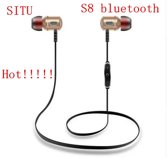 2017 новые S8 Беспроводной наушники Bluetooth Спорт стерео Fone де ouvido для IPhone Xiaomi Samsung
