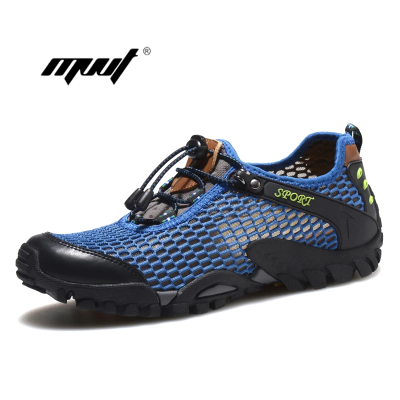 Сандалии мужские сетчатые из пластика Уличная обувь дышащие повседневные