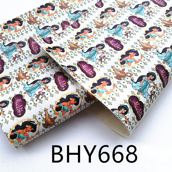 10 шт./20*33 см принцесса печати искусственная кожа винил BHY325