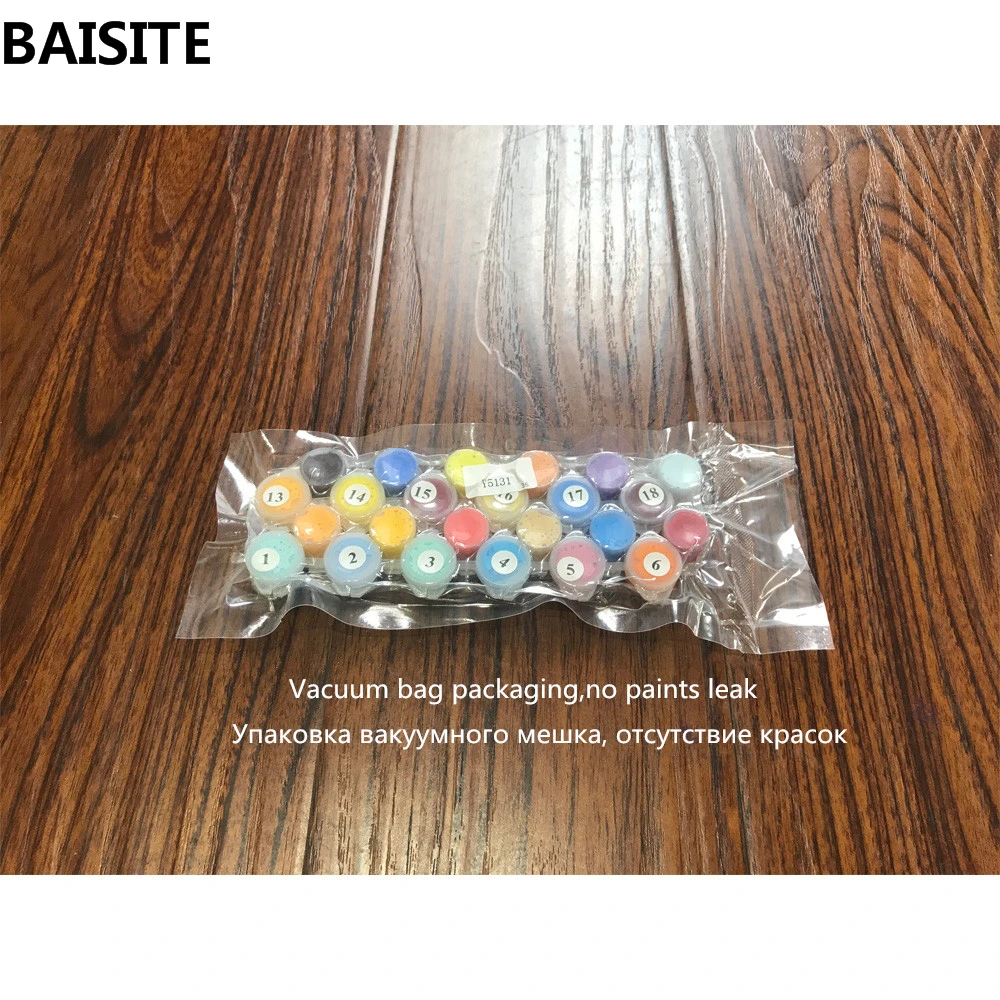 BAISITE DIY картина маслом в рамке по номерам животные картины холст для гостиной
