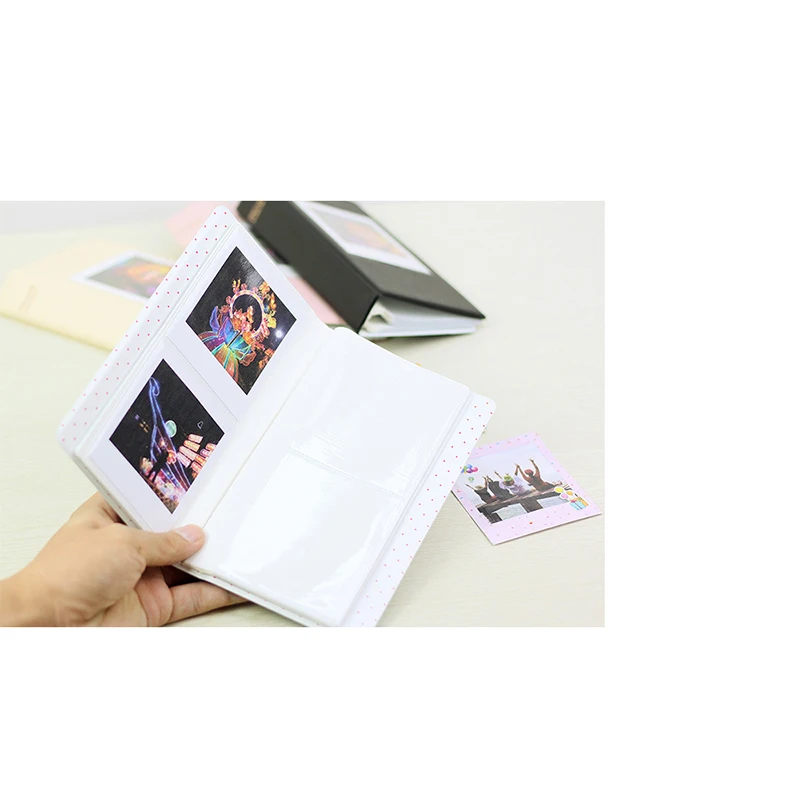 Для фотоальбома моментальной камеры Fujifilm Instax Square SQ20/SQ10/SQ6/SP-3, 64 кармана, Бумажная книга, чехол альбом для хранения