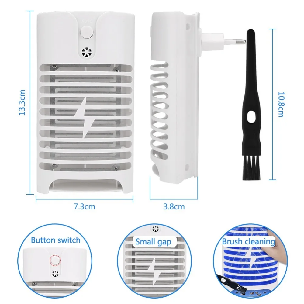 LED Mosquito Killer Lamps Socket Electric Fly Bug Insect Trap Zapper Night Lamp Lights EU US | Освещение