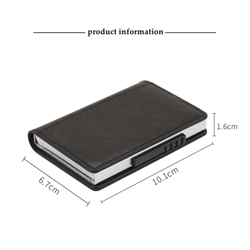 ZOVYVOL 2021 Новый RFID бумажник держатель для карт Блокировка Crad кошелек Металлические