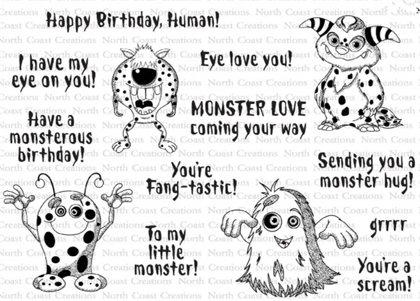 Монстр чистый штамп для скрапбукинга Прозрачная силиконовая резина DIY