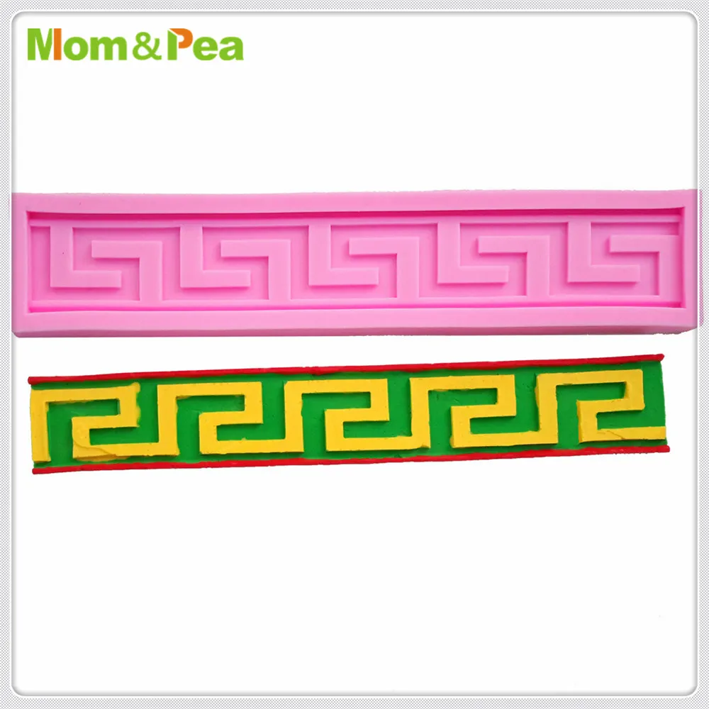 Mom & Pea MPA1877 силиконовая форма в форме ленты для украшения торта помадка 3D пищевая