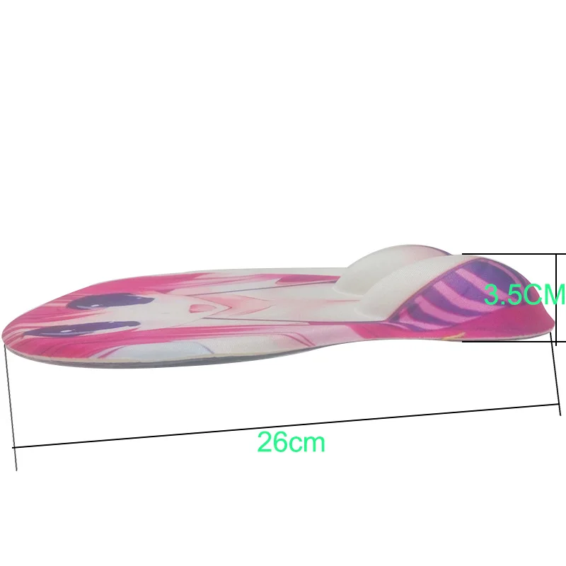 3d коврик для мыши с подставкой на запястье сексуальным рисунком мягкий аниме