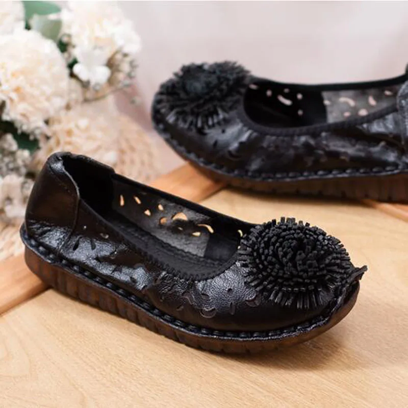 Женские лоферы из натуральной кожи на плоской подошве повседневные Лоферы