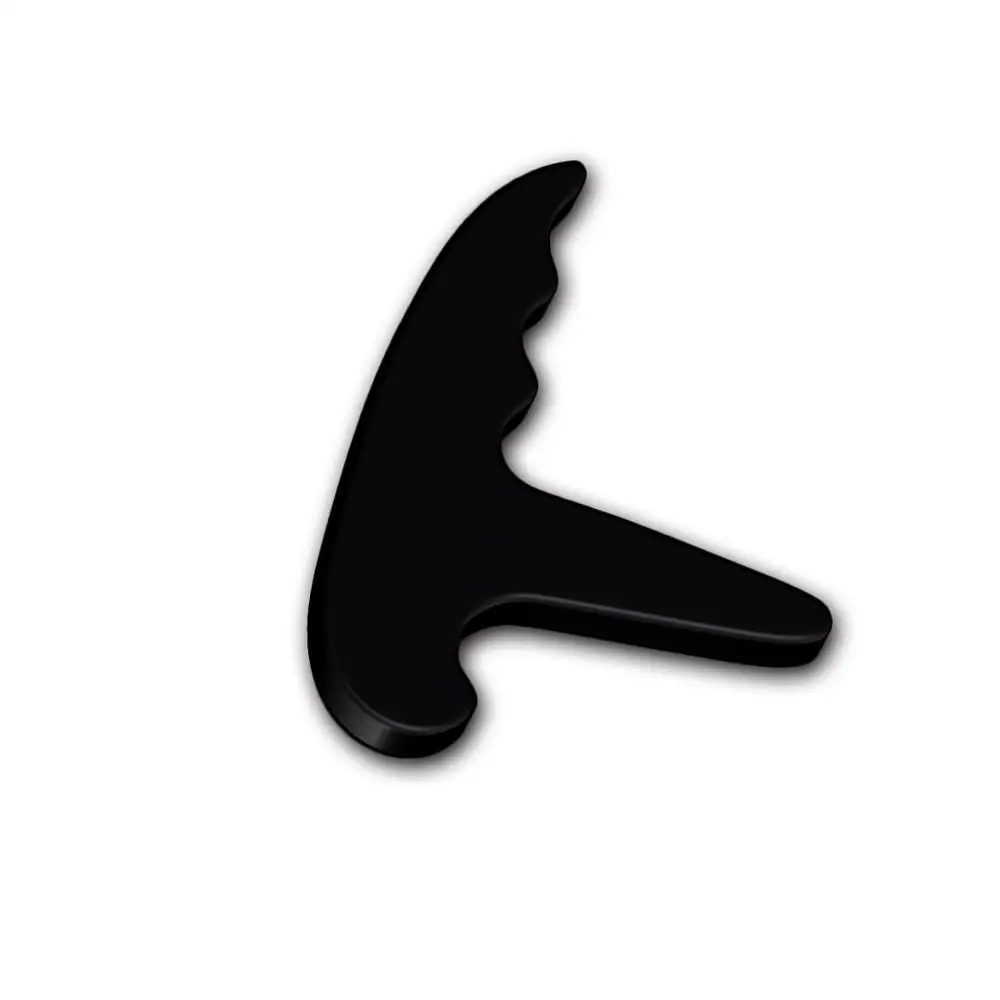 RUITONG Gua Sha камень игольчатый массажер натуральный камень Бянь подтяжка Лица Массажная доска Guasha массаж лица соскабливающий аппарат - Цвет: Shape-T