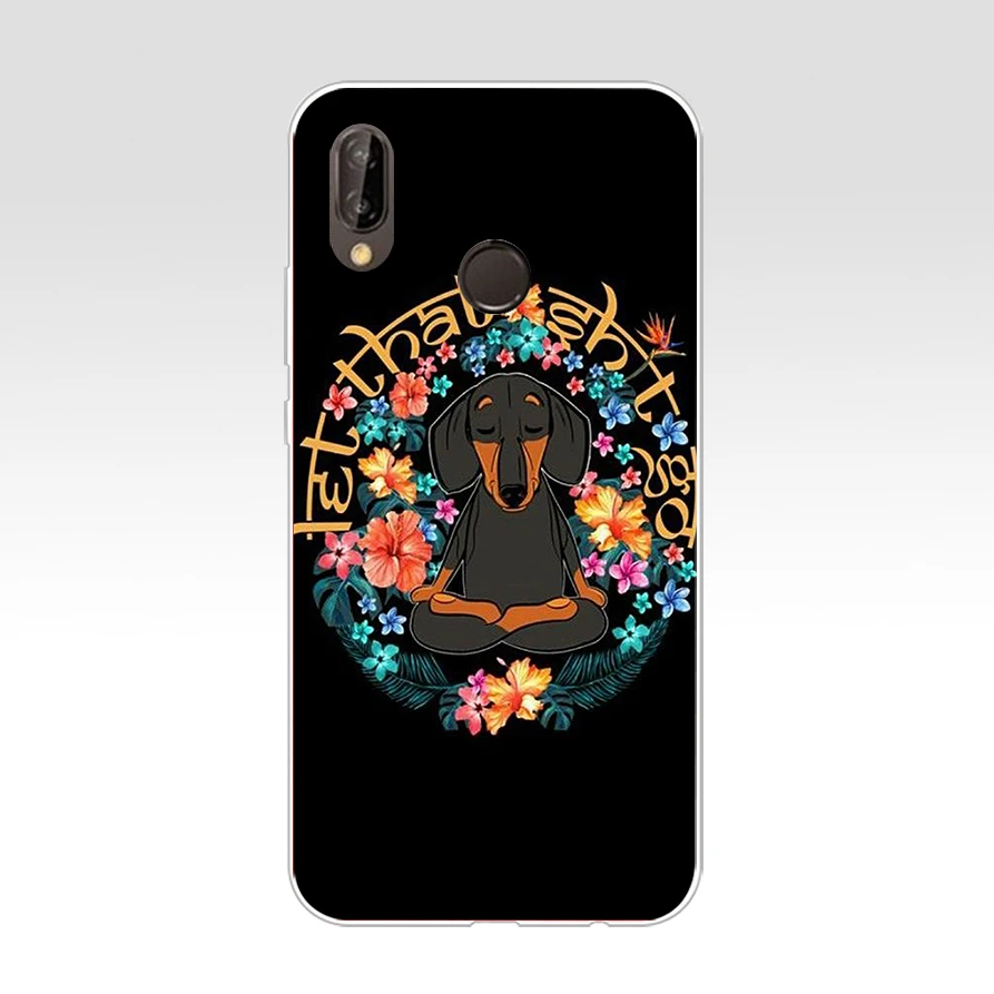 46SD милый такса собака добермана Мягкий Силиконовый ТПУ чехол для Honor 10 huawei p mate 10 20 lite y5 y6 prime