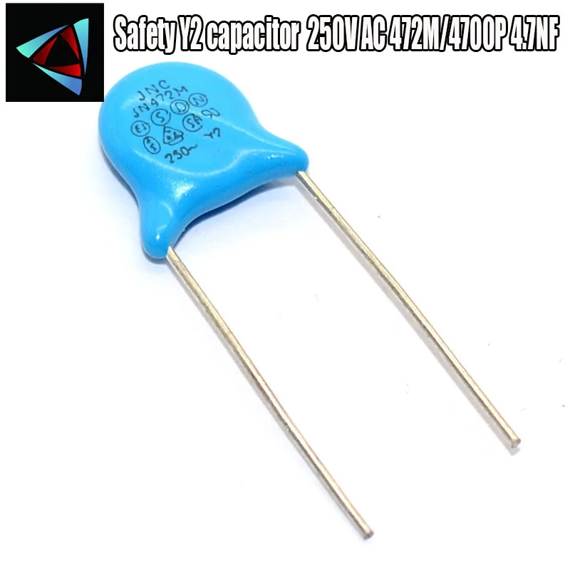 20 шт 250V AC 472 M/4700 P 4.7NF безопасный Y2 конденсатор