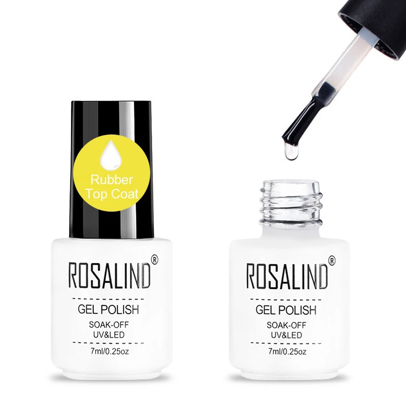 RCRTOP ROSALIND праймер для ногтей матовый топ для ногтей все для маникюра 7ml/10ml база для ногтей топ для ногтей - Цвет: RCRTOP