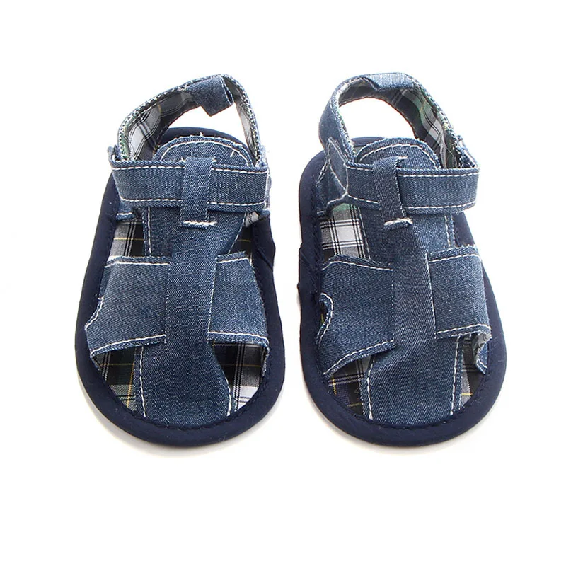 Пляжная Летняя детская обувь брендовые сандалии с закрытым носком для маленьких