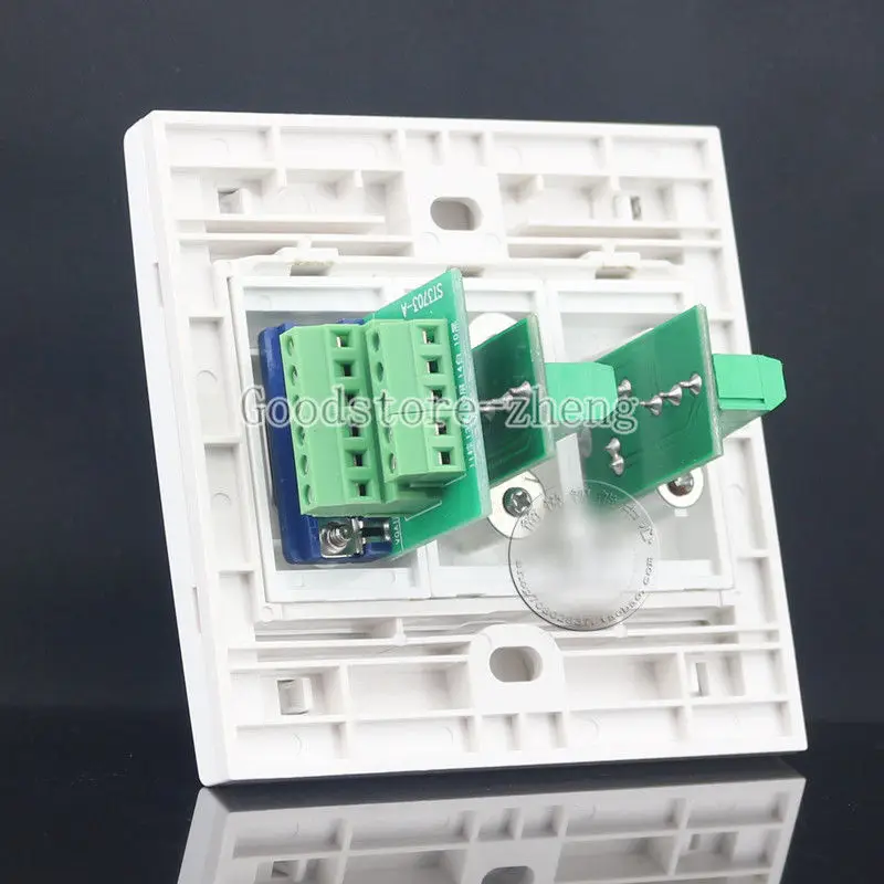 

Wall Face Plate 3.5mm Earphone Jack + VGA + USB Socket Assorted Panel Faceplate