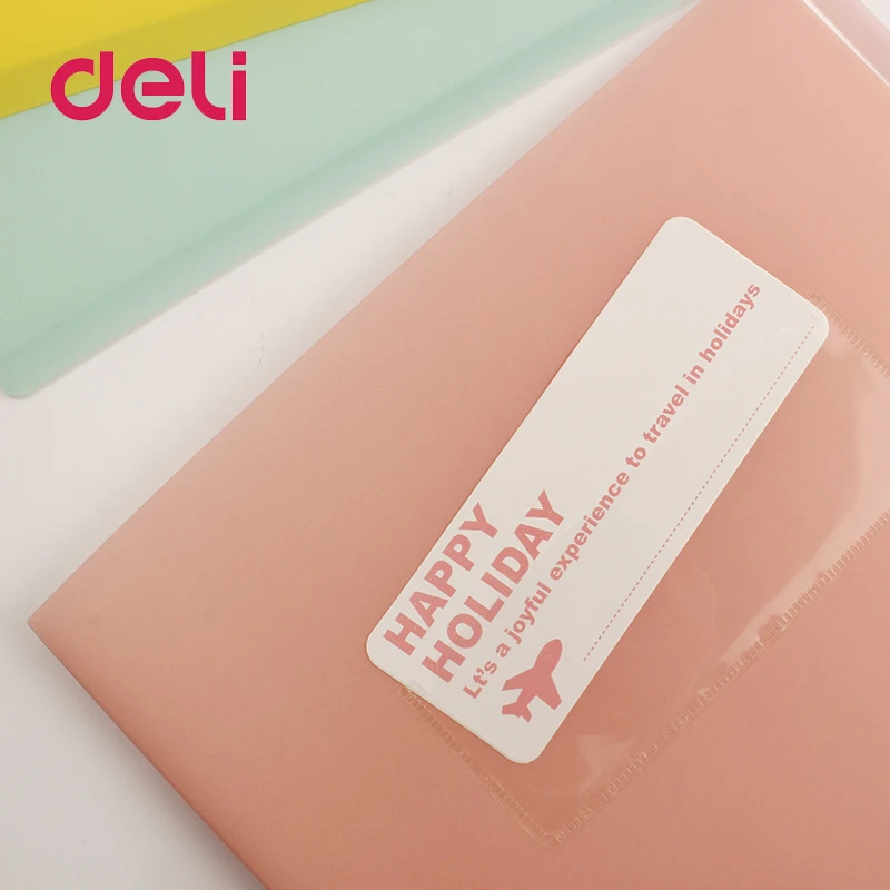 Deli 40 страниц A4 многослойная папка для файлов красочная вставка лист свободной