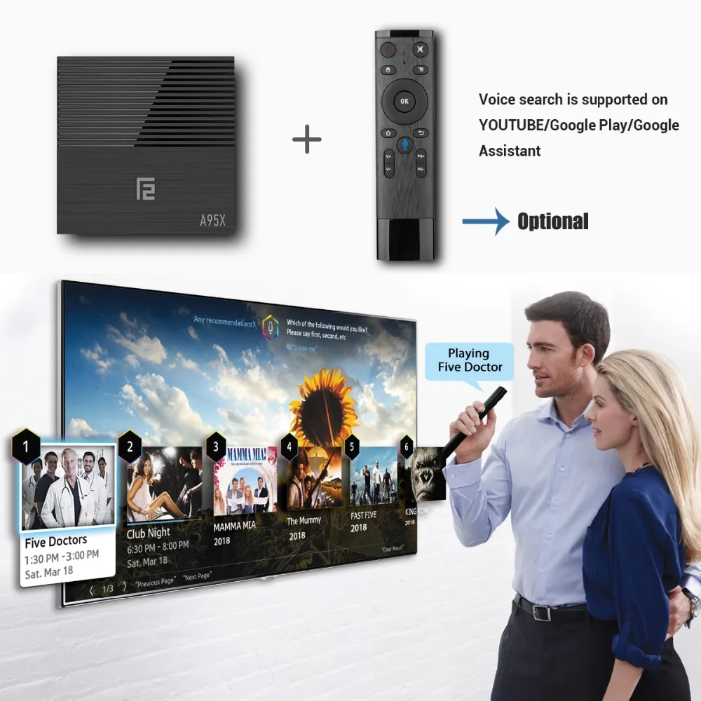 A95X F2 Смарт ТВ-бокс Android 9,0 4 Гб 64 Гб Amlogic S905X2 1080p 4K Wifi Google Play телеприставка 2 ГБ 32 ГБ медиаплеер Android коробка