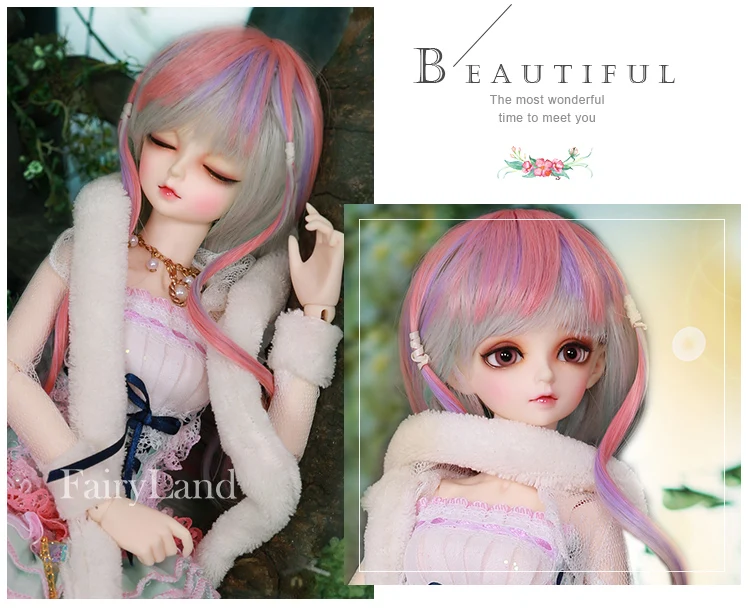 BJD куклы Сказочная страна Minifee Rin костюм fullset msd luts Fairyline 1/4 модель для девочек и мальчиков глаза игрушки из смолы кролик друзья сюрприз