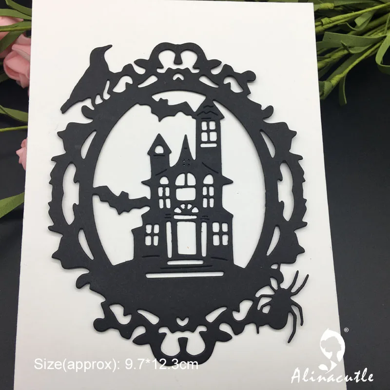 Заготовки Из Металла режущий замок Хэллоуин птица Alinacraft записная книжка ручной работы карта удар Искусство нож Штамп Резак