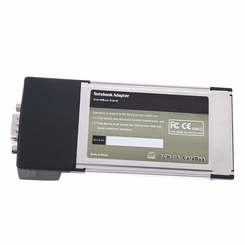 54 мм RS232 Интерфейс PCMCIA Latop Тетрадь Порты и разъёмы последовательный DB9 работа для Mb