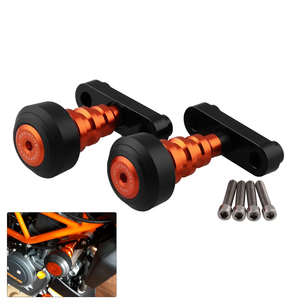 Пара защита от падения мотоцикла рамка с ЧПУ Ползунки Краш протектор для KTM DUKE 125