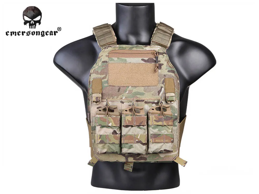 MC Эмерсон тактический жилет 419 Plate Carrier облегченная модульная система переноски снаряжения штурмовой жилет CS открытый охота EM7376 - Цвет: MC