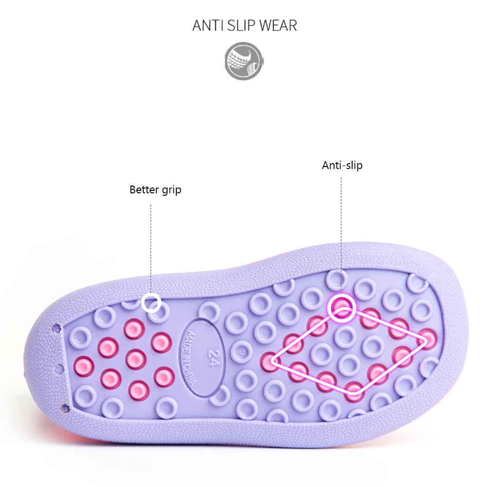 DRIPDROP Резиновые сапоги из ПВХ для Детей Водонепроницаемые до середины икры