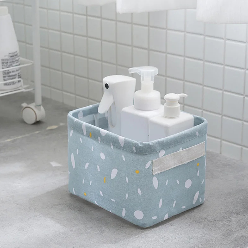 ONEUP новая настольная корзина для хранения DIY с милым принтом водонепроницаемый