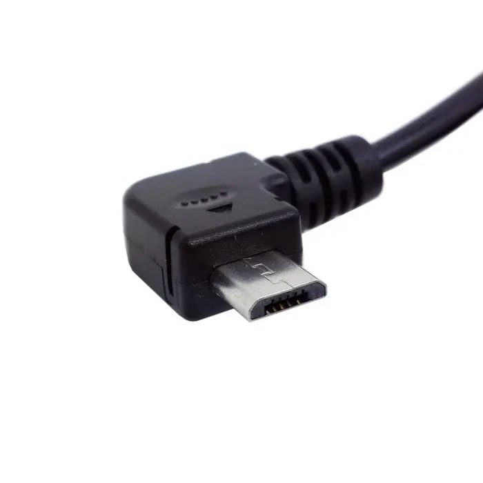 Правый угловой 90 градусов USB 2 0 Micro Male к A Type эластичный Дата-кабель 3 м 10 футов для