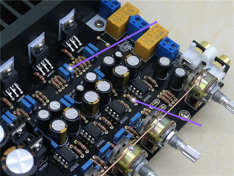 LM1875 2,1 канальный цифровой аудио усилитель стерео усилитель высокой мощности доска сабвуфер BTL усилитель доска 50 Вт* 2+ 100 Вт