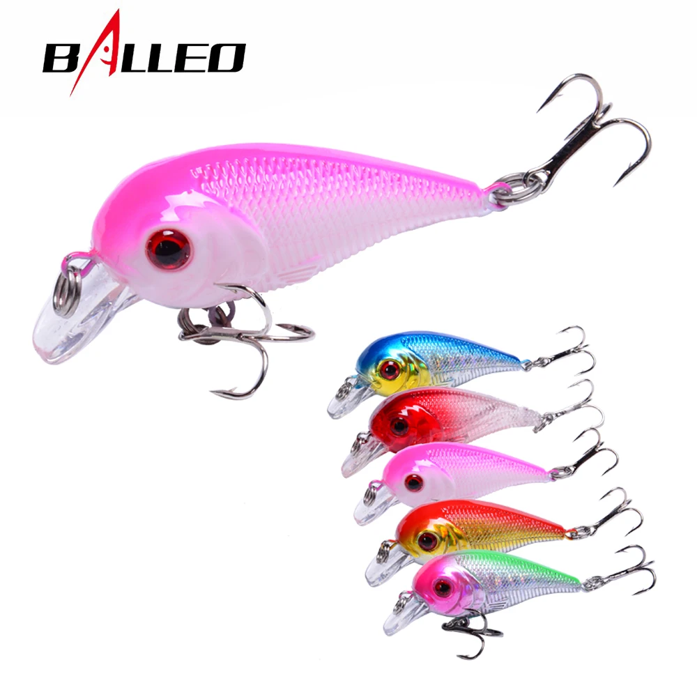 Balleo 6g/5 см твердая блесна рыболовная приманка воблер Crankbait Джеркбейт жесткий