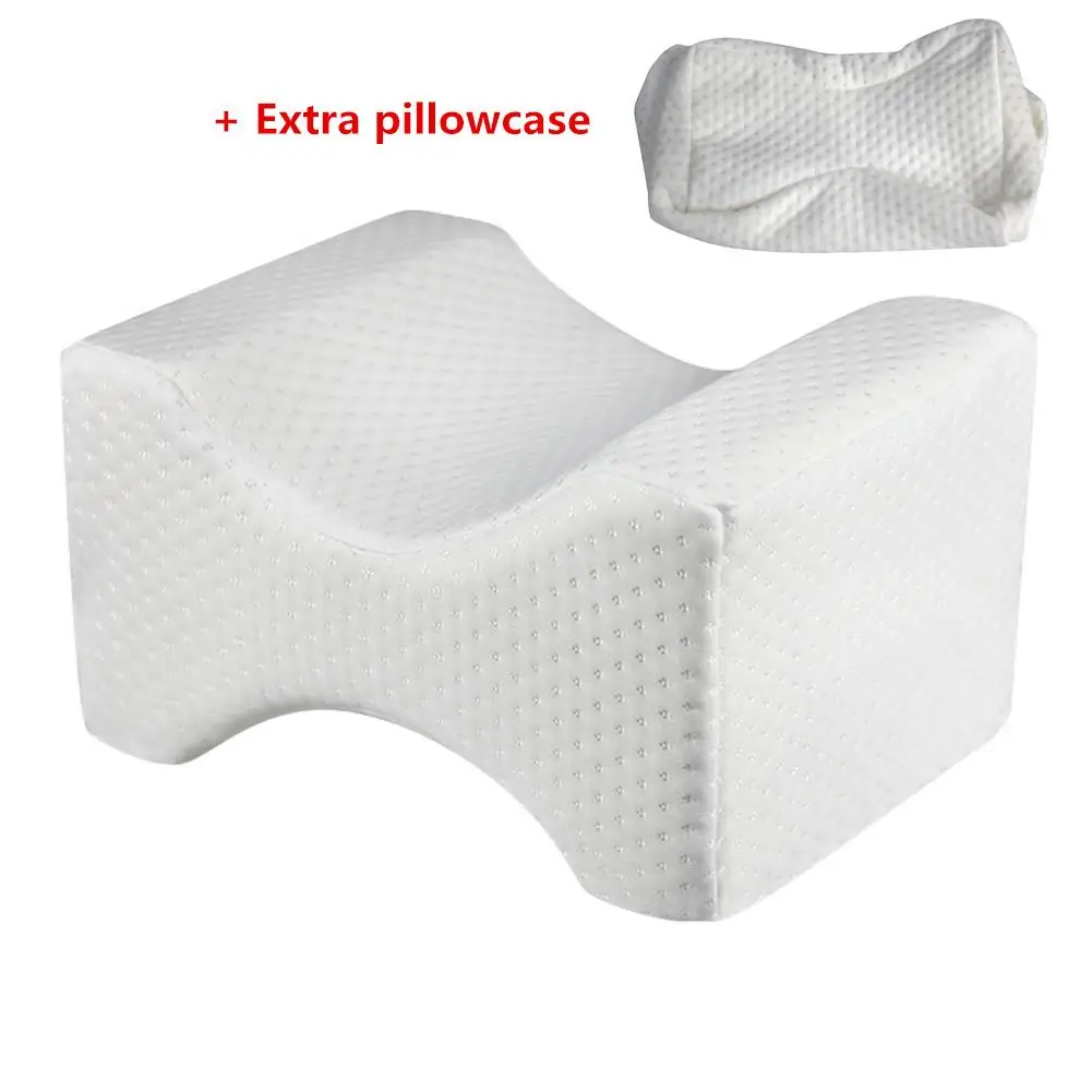 Pillow and case Подушка из пены с эффектом памяти для коррекции ног, Подушка для беременных, подушка для коррекции боли в спине, тазобедренных суставах, поддержка бедер, подушки для ног для сна - Цвет: Pillow and case