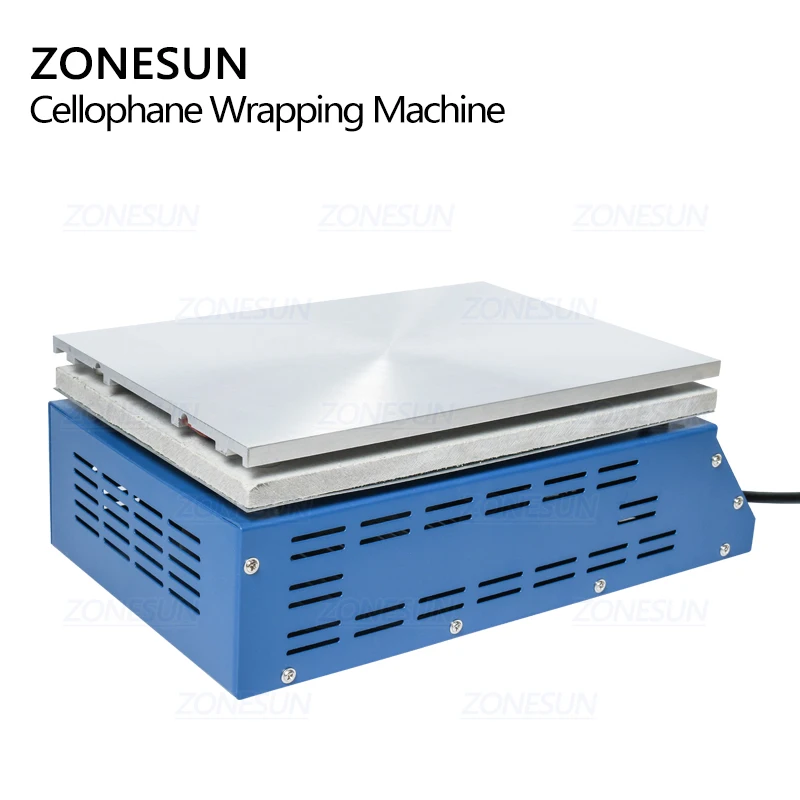 ZONESUN целлофановая упаковочная машина для покера, коробка для сигарет, парфюмерная косметика, БОПП пленка, ПВХ герметичная пленка, упаковочная машина