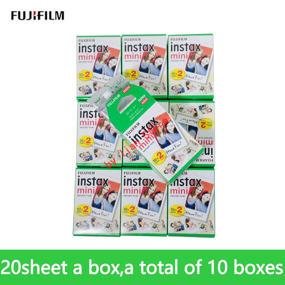 200 листов Fuji Fujifilm Instax Mini 9 пленка белая краевая фотобумага шт. для мгновенной мини