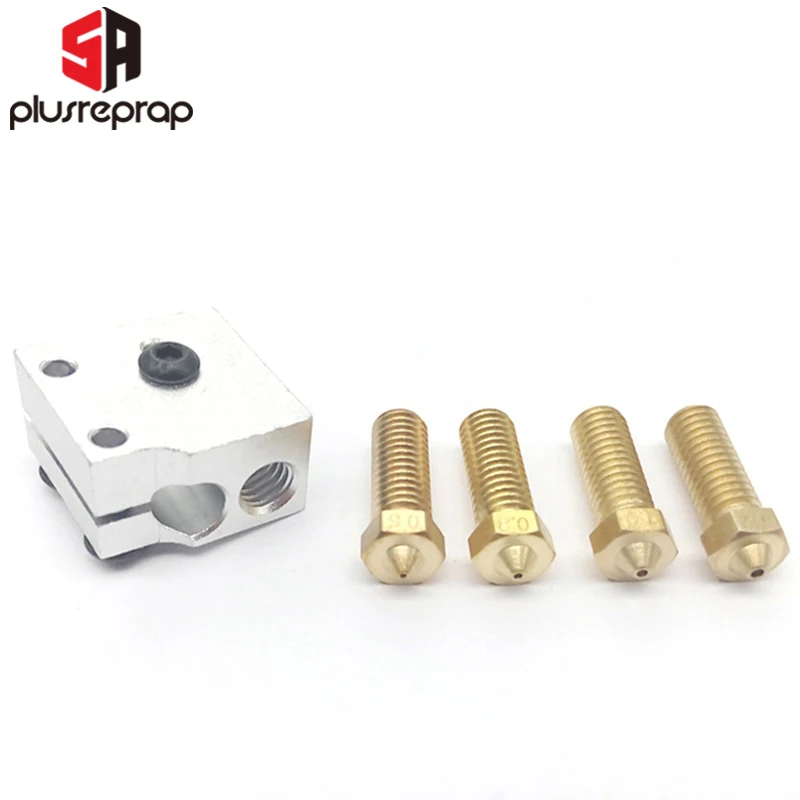 Набор вулкан Горячего конца комплектующий kit пакет Алюминиевый блок + термистор