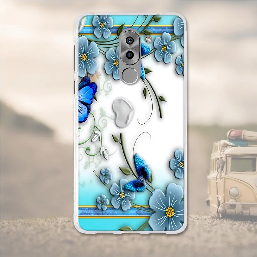 Силиконовый чехол с 3D рисунком для Huawei honor 6X Mate 9 Lite GR5 2017 6x телефона 5 дюйма |