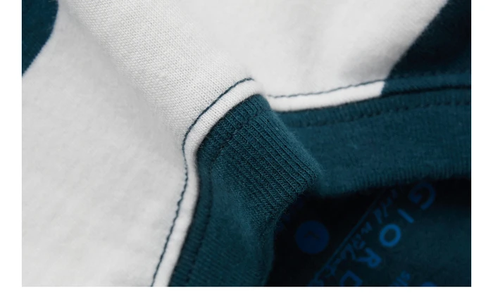 Giordano мужская футболка в полоску с короткими рукавами и круглым воротом, имеется несколько цветовых решений