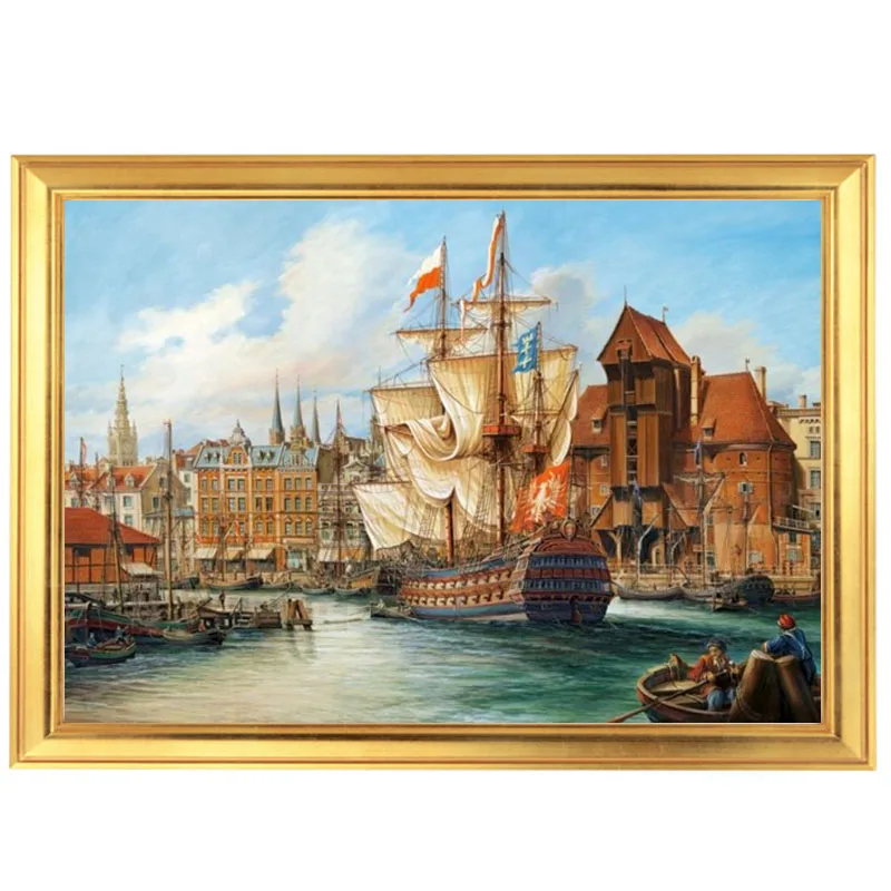 Набор для рукоделия вышивки алмазной живописи крестиком 14 карат рождественский