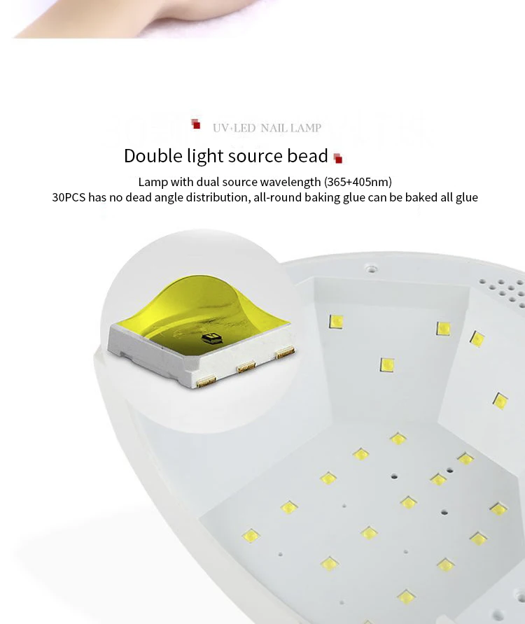 Новое поступление цветной 48 Вт профессиональный светодиодный УФ-лампа для ногтей для гель-лака светодиодный светильник для ногтей Сушилка для ногтей УФ-лампа