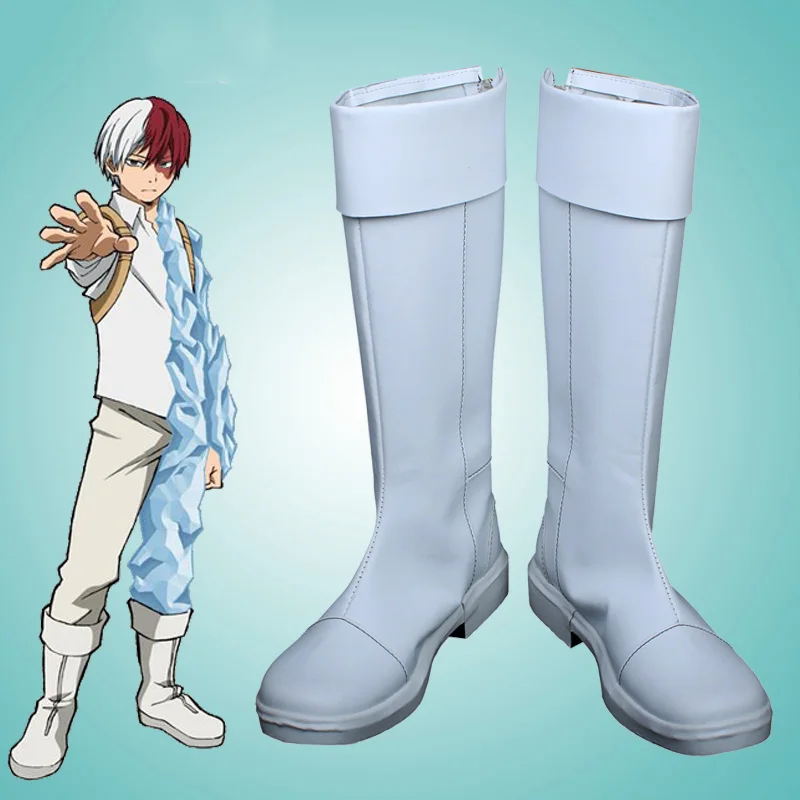 Обувь для костюмированной вечеринки в стиле аниме Мой герой косплея Shouto Todoroki