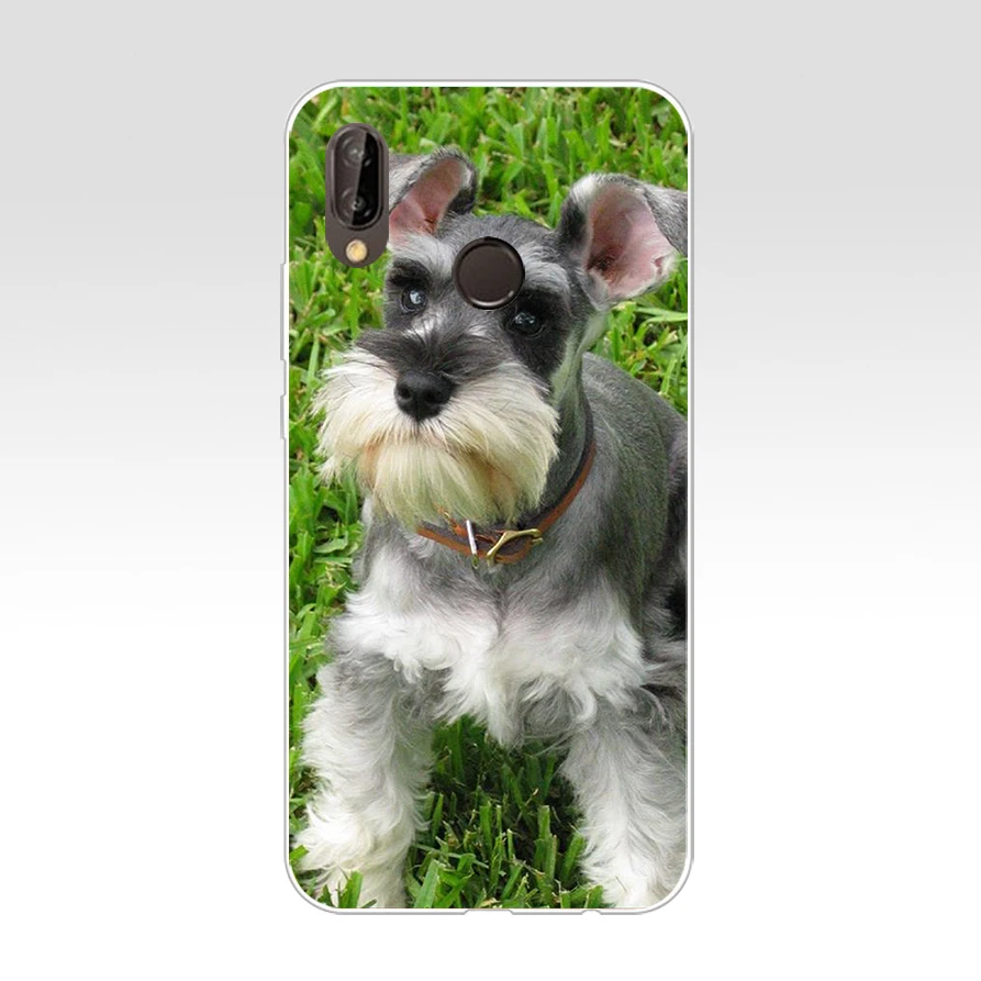 71H миниатюрный Schnauzer Мягкий Силиконовый ТПУ чехол для huawei Nova 3 3i p smart | Мобильные