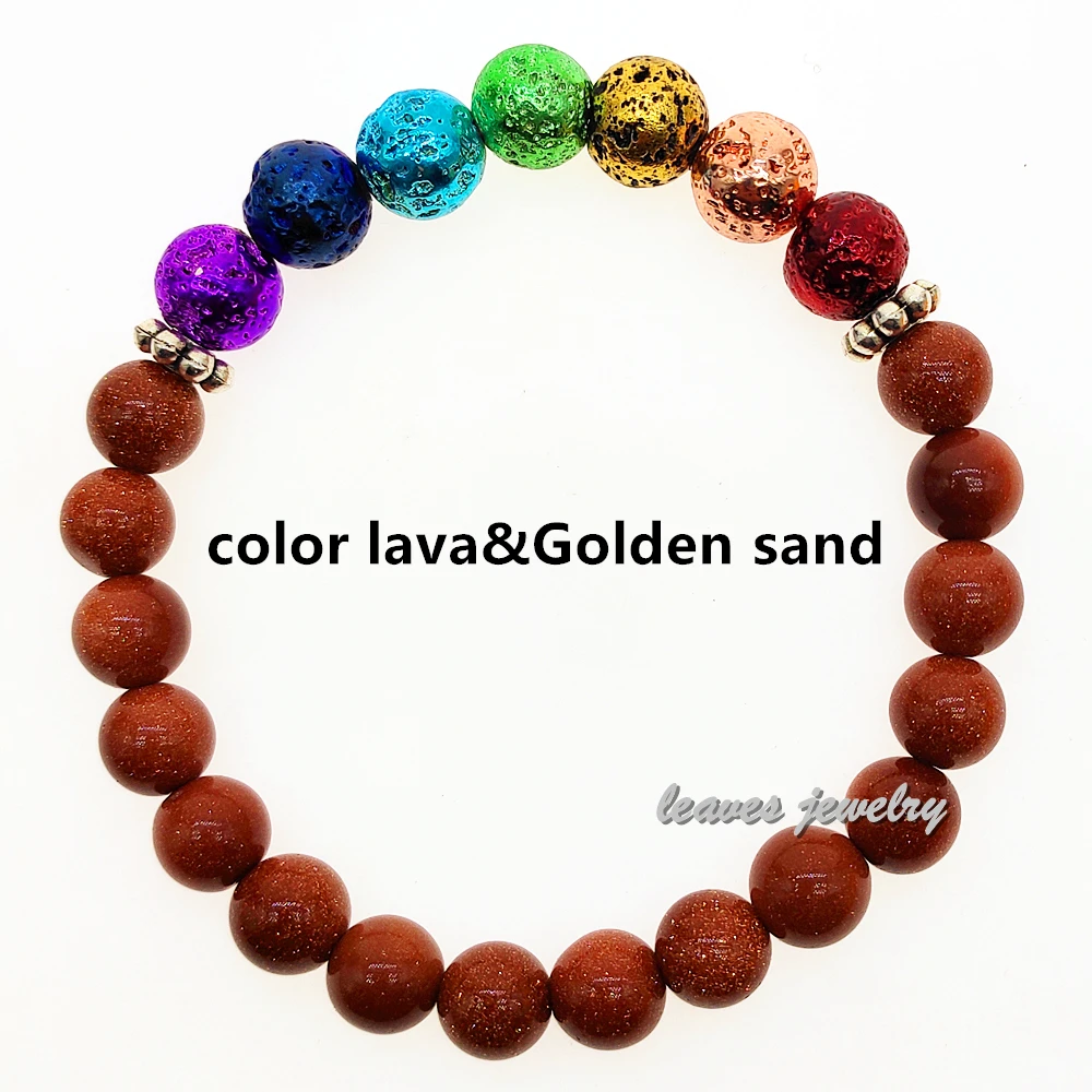 no design 7 Chakra Bracelet Men Healing Balance Beads Reiki Buddha Prayer 15style Natural Stone Yoga For Women dropship | Украшения и