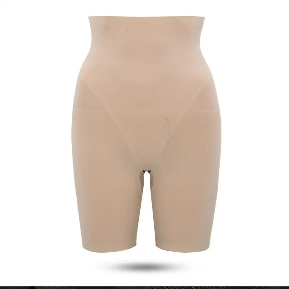 Beige Lover-Beauty High Waist Compression Shapewear Women Underwear Seamless Body Shaper Slimming Tummy Control Boyshort Panties - Цвет: Beige