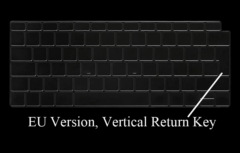 Защитный чехол для клавиатуры из ТПУ нового Macbook Air 13 A1932 EU Layout Keyboard Cover MabookAir 3 2018