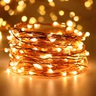 10 м20 м возможностью погружения на глубину до 30 м 50 м медный провод светодиодные гирлянды рождественские гирлянды Горячее предложение! Супер светодиодный фонарь подсветка вечерние свадебные туфли для дома и сада