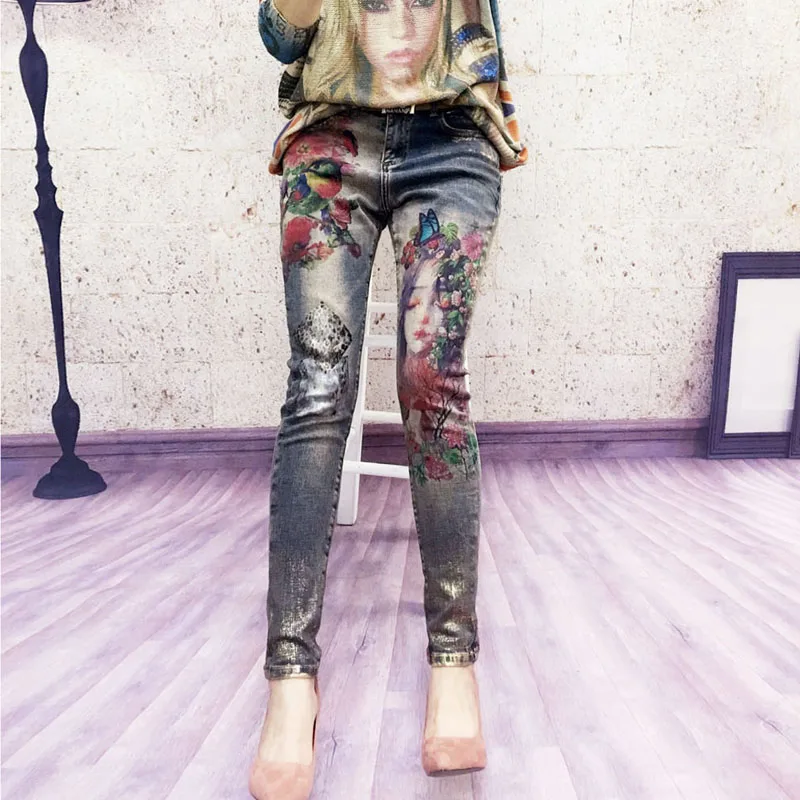 Модные джинсы бойфренды для женщин отверстие в винтажном стиле девочек