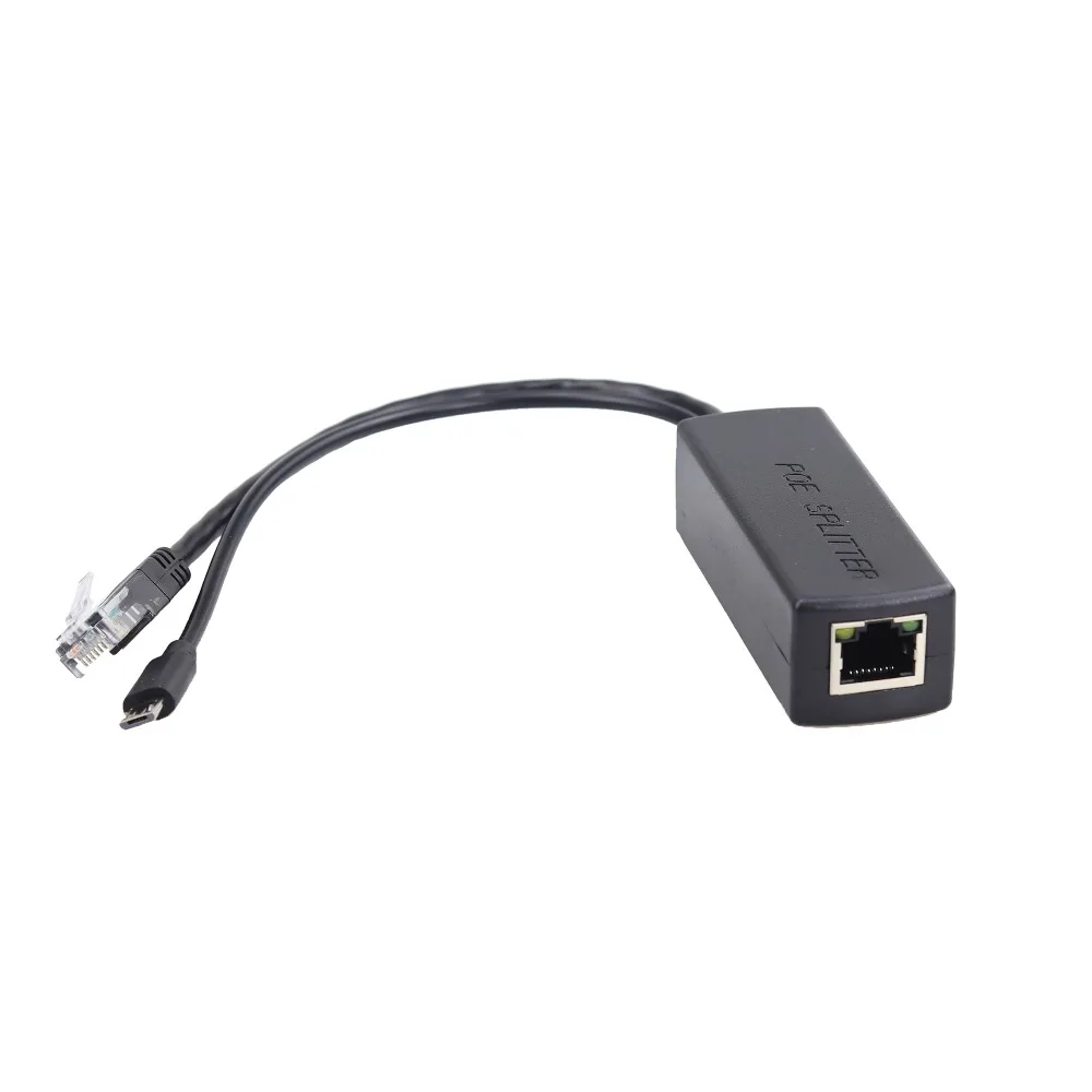 Isolated 5V 12W IEEE802.3-AF IEEE802.3-AT Micro USB Poe Splitter WIFI Router Raspberry Pi Power Over Ethernet 48V 2.4A | Компьютеры и