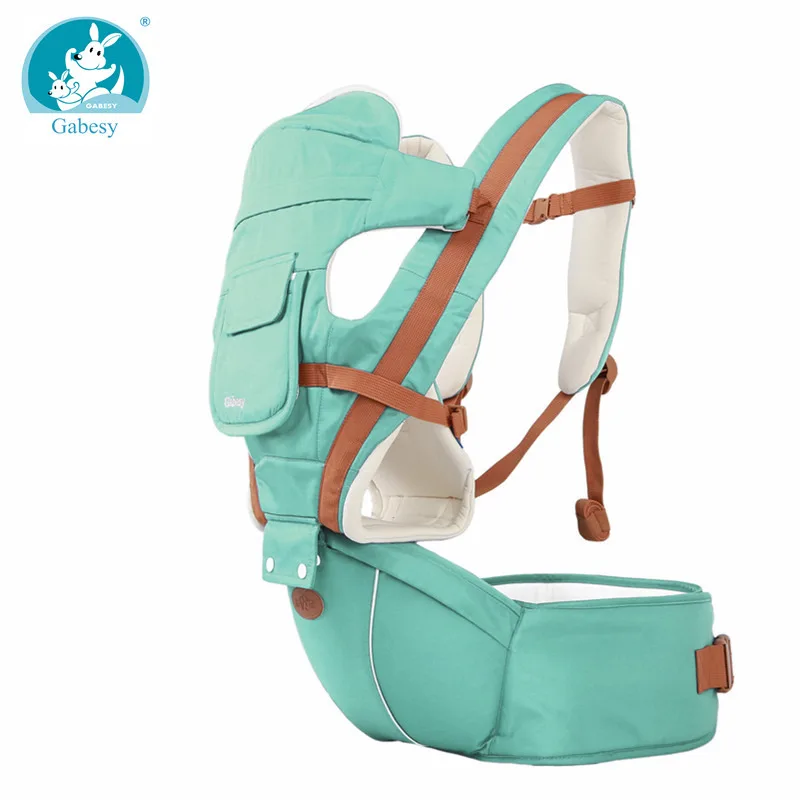 Mint Green Новинка, 6 в 1, для детей от 0 до 36 месяцев, mochila infantil, эргономичный кенгуру, переноска, слинг, рюкзак для малышей, Детские рюкзаки, переноски для девочек и мальчиков - Цвет: Mint Green